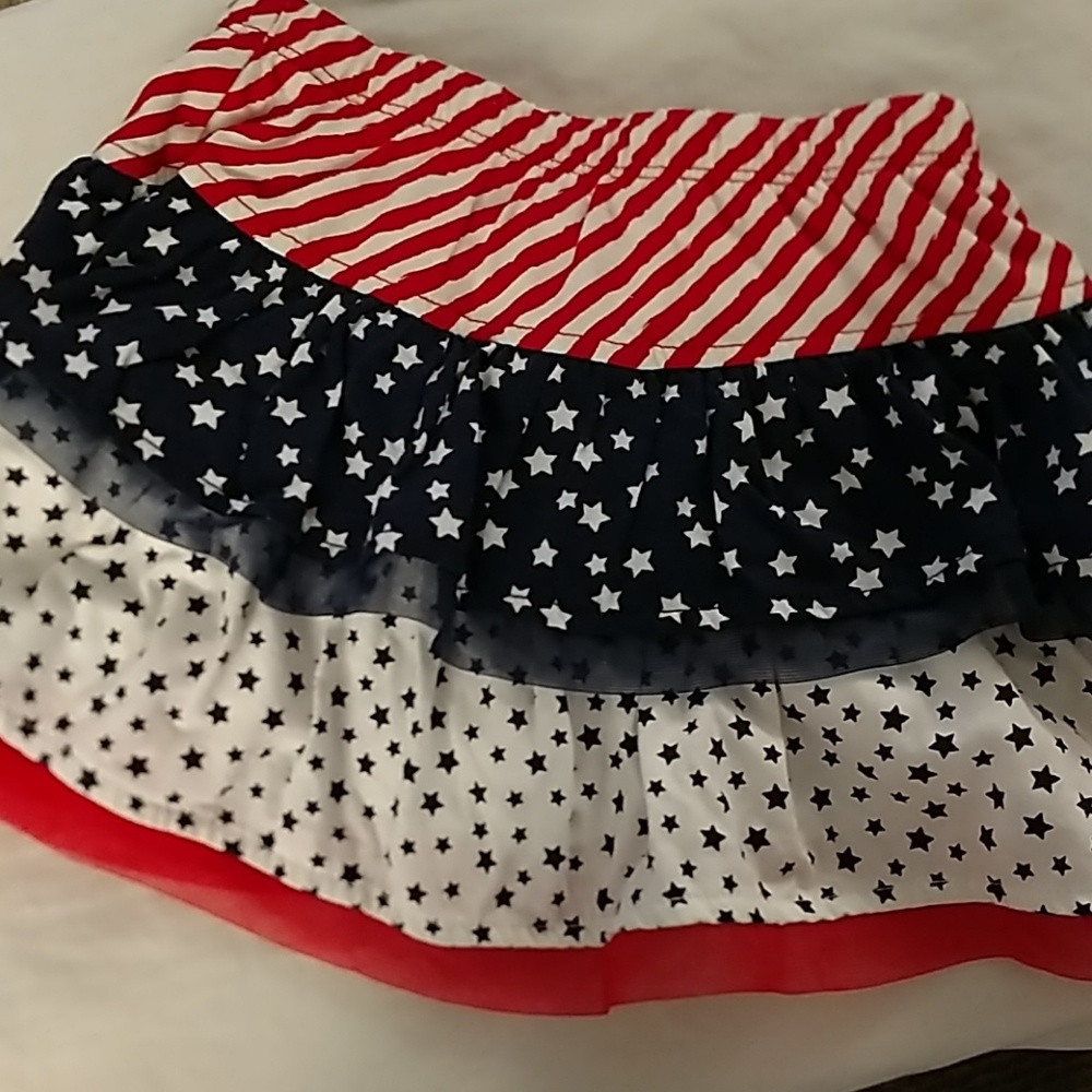 Patriotic skort